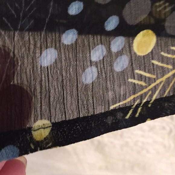 LANE BRYANT | sheer front tie top - Picture 8 of 8